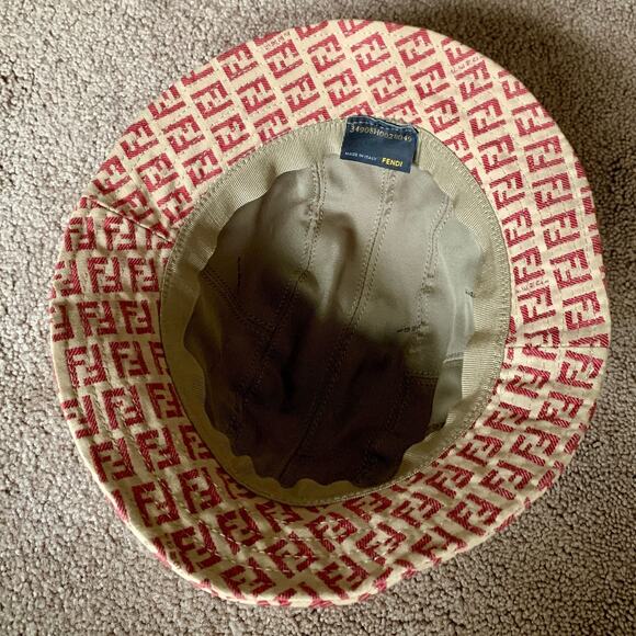 F1054 Fendi women's monogram fishermen bucket hat - Picture 4 of 5
